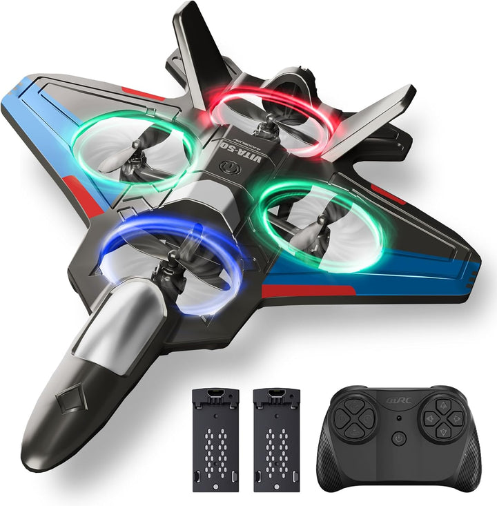 Tubokoro Aviones RC para Niños y Adultos, Juguetes de Avión Jet Hel...