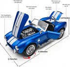 Kits de coches de juguete modelo para adultos 1/24 coches fundidos a