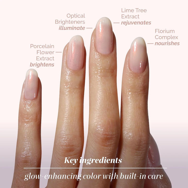 LONDONTOWN Corrector de uñas iluminador: esmalte de uñas brillante...