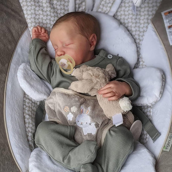 JIZHI Reborn Baby Dolls Boy - Muñeca de bebé recién nacida realista...