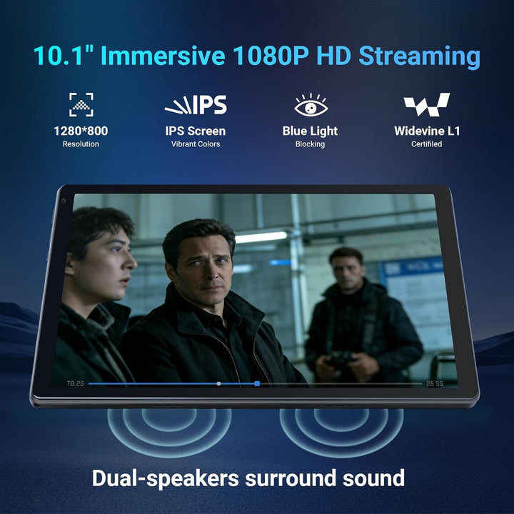 MUISOO Tablet Tablet Android de 10.1", procesador Octa-Core, 10...