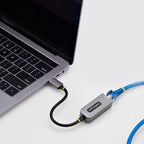 StarTech.com Adaptador USB-C a Ethernet de 2.5GbE, NIC NBASE-T, USB 3.0 Tipo-C de 2.5/1G de Velocidad Múltiple de Red, Compatible con Thunderbolt