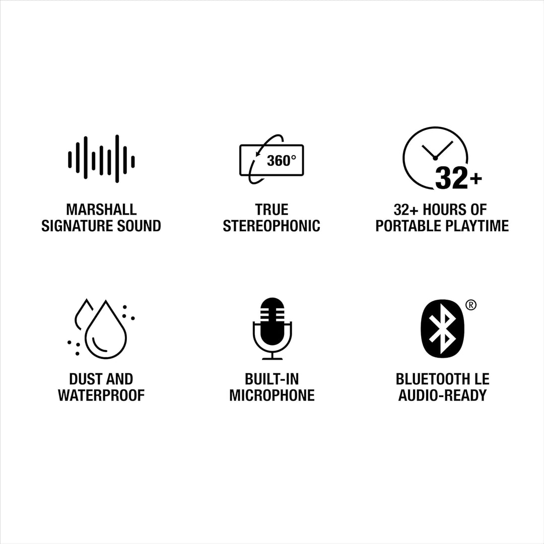 Altavoz Bluetooth portátil Marshall Emberton III - Diseño resistent...