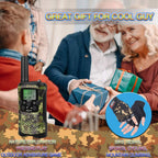 Aikmi Walkie Talkies para niños con guantes de ciclismo, juguete de regalo