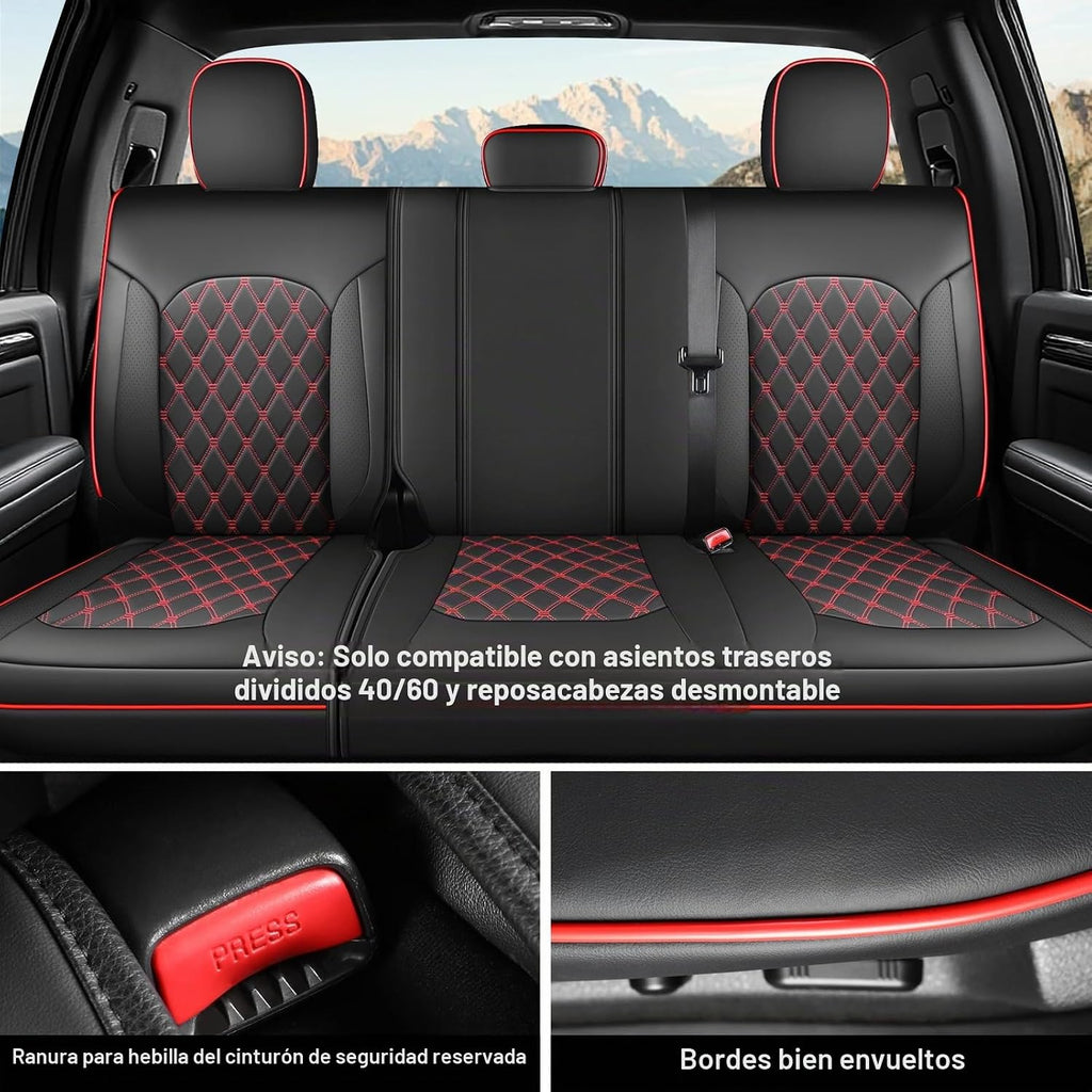 Fundas de asiento para F150 2015-2026 SuperCrew, 2017-2026 F250/350/450