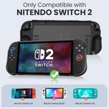 Switch 2 Case PC Front Cover Dockable TPU Ergonomic Grip