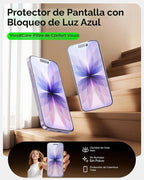 SMARTDEVIL Paquete de 3 protectores de pantalla de vidrio templado para