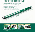 SATA Luz de inspección LED ultradelgada estilo regla con parte trasera magnética, 400LM, 2700mAh, luz de trabajo SMD recargable para debajo del capó, reparación automática, garaje, taller