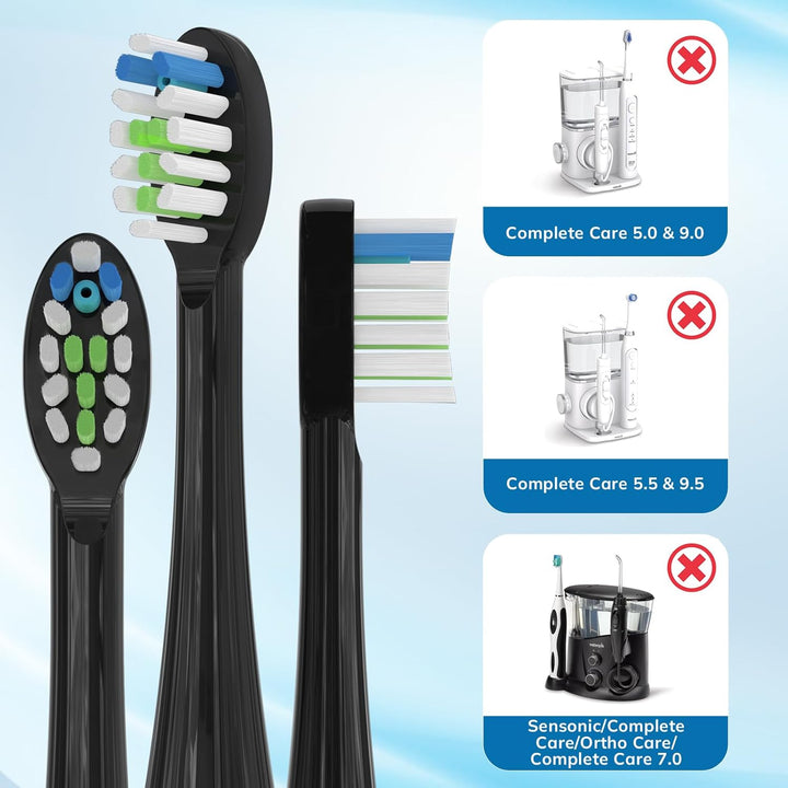 Paquete de 6 cabezales de repuesto para cepillo de dientes de repue...
