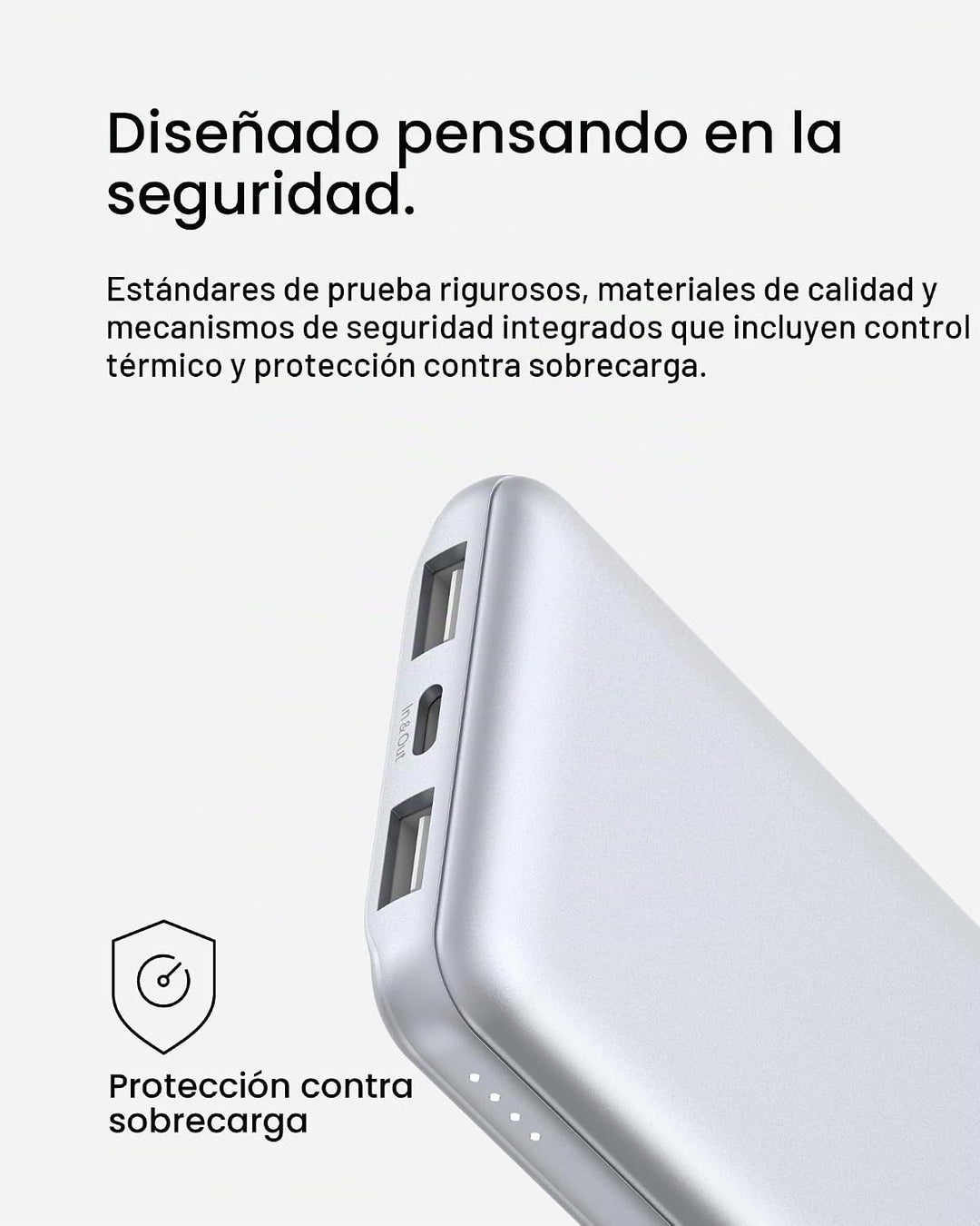 Cargador portátil Belkin, banco de energía USB C de 10,000 mAh con...