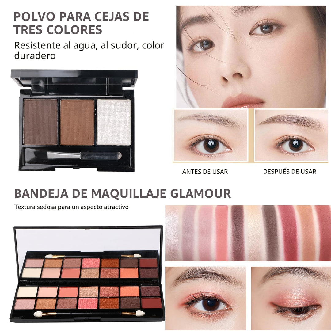 MTDXILTAI Kit de maquillaje todo en uno para bolsa de almacenamient...