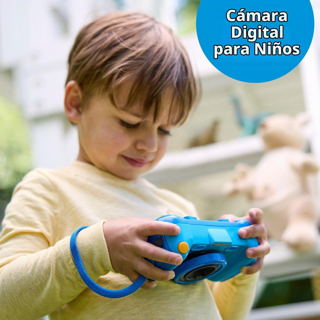 VTech KidiZoom Camera Pix FX con efectos de lente giratorios, color azul