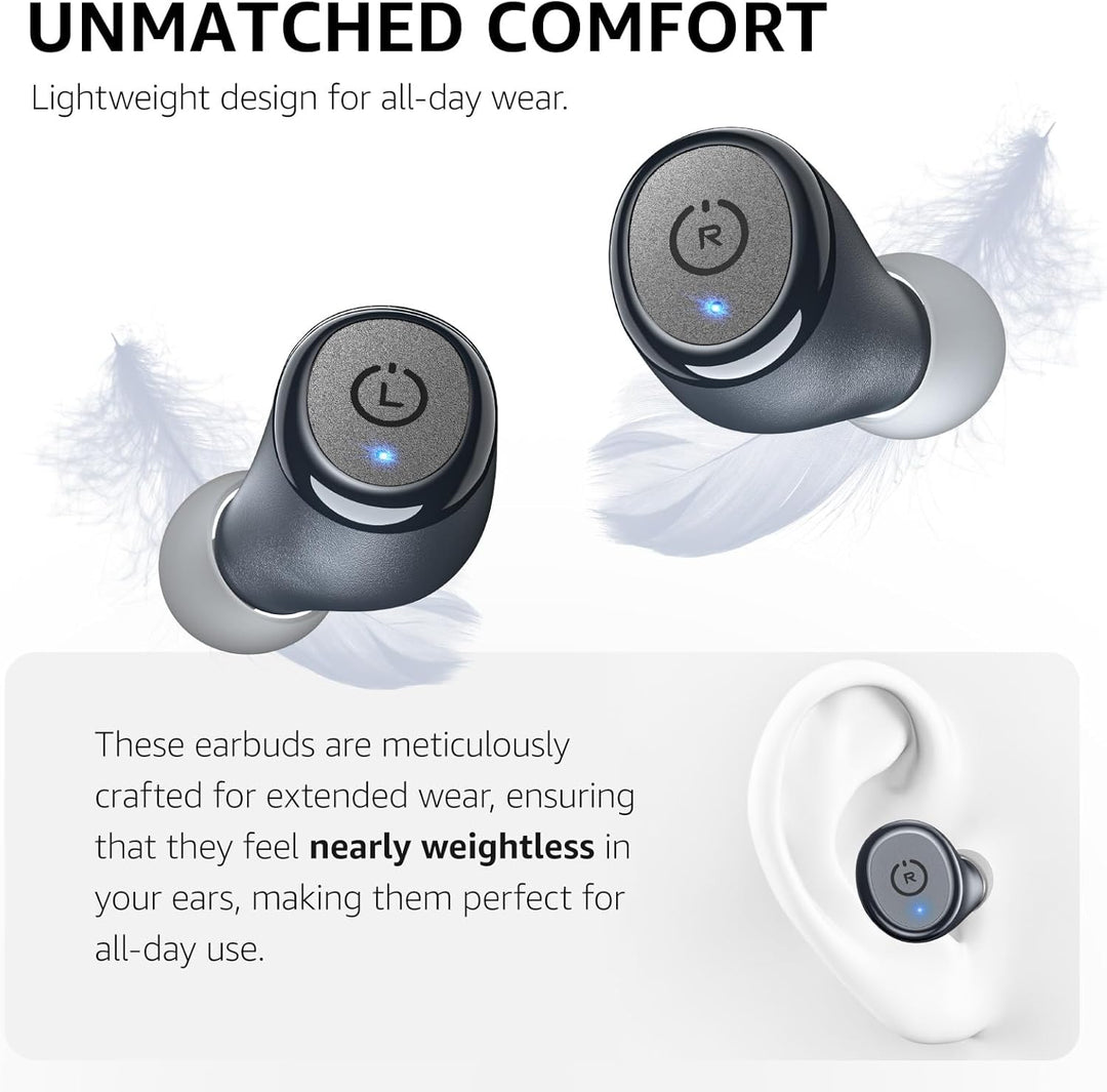 TOZO Auriculares Inalámbricos T10 Bluetooth 5.3, Aplicación para Pe...