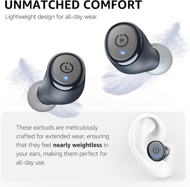 TOZO Auriculares Inalámbricos T10 Bluetooth 5.3, Aplicación para Pe...