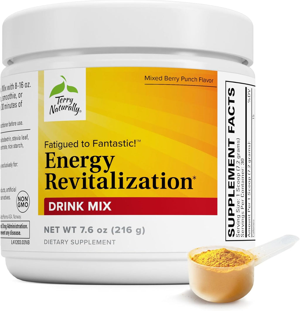 Terry Naturally Fatigado a la revitalización de energía fantástica - 7.6 oz, 30 porciones