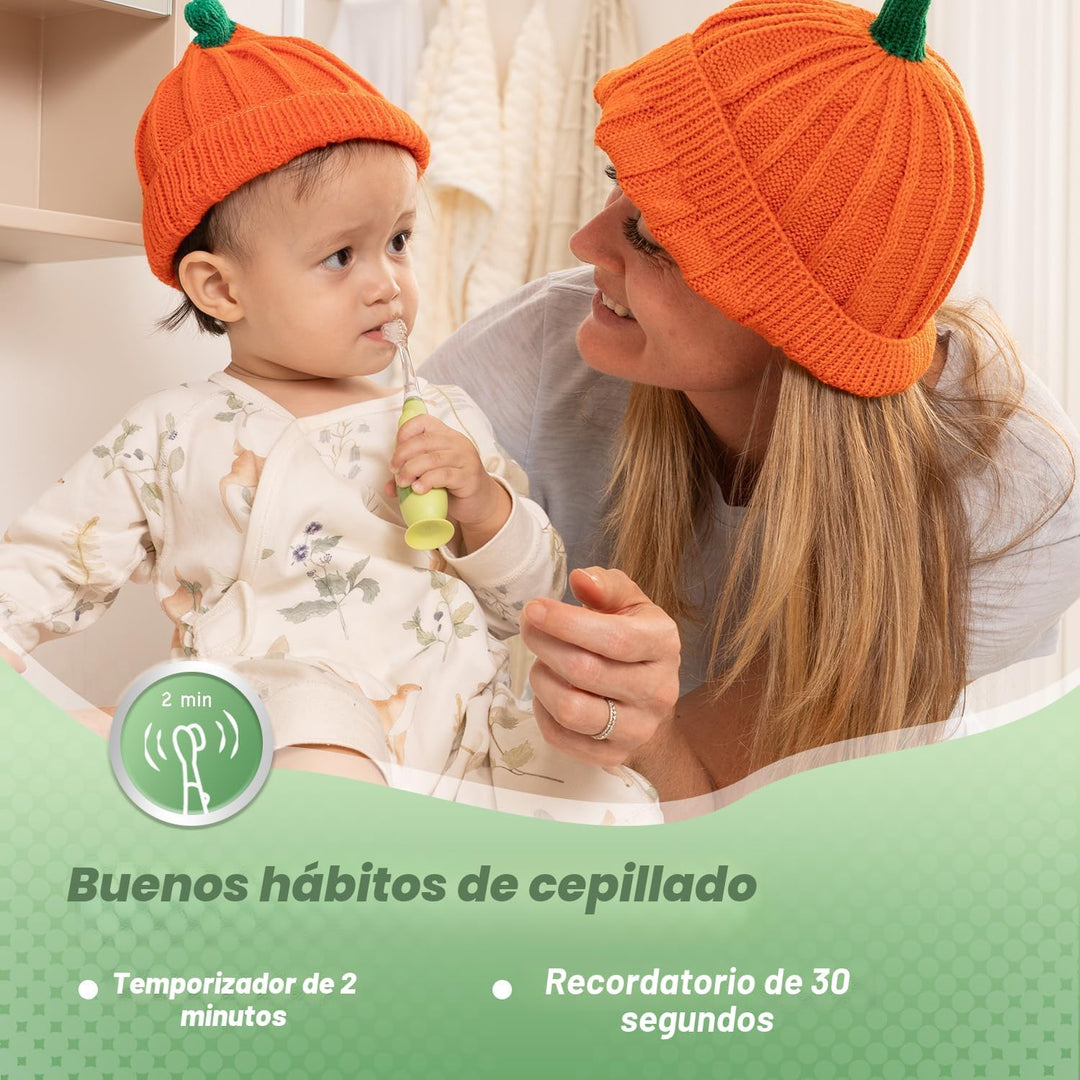Papablic Cepillo de Dientes Eléctrico Sónico para Niños Pequeños de...