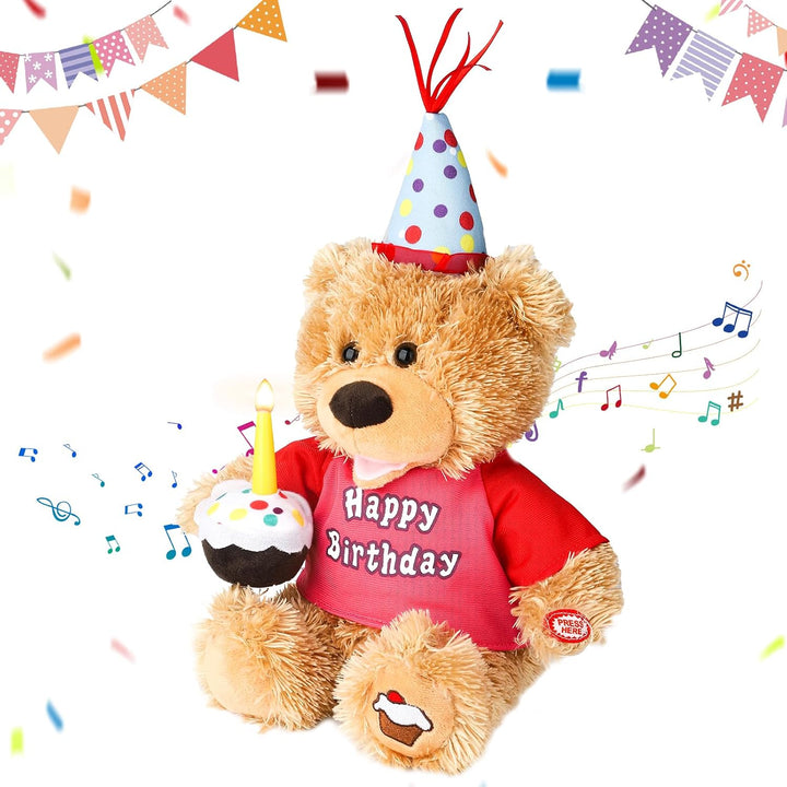 Humor Ted Oso de peluche interactivo bailando y cantando feliz cump...
