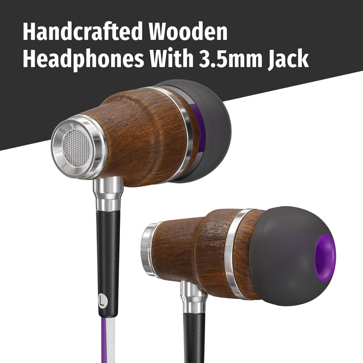 Auriculares sintonizados NRG 3.0 Premium Madera aisladores de sonid...