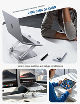 Lamicall - Soporte ajustable para laptop, elevador portátil para la...