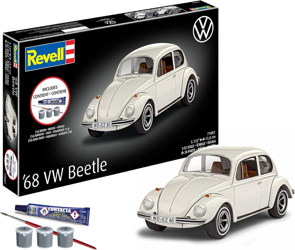 Revell Volkswagen Beetle Kit de Modelo de Auto - Set de Regalo Todo Incluido 77681
