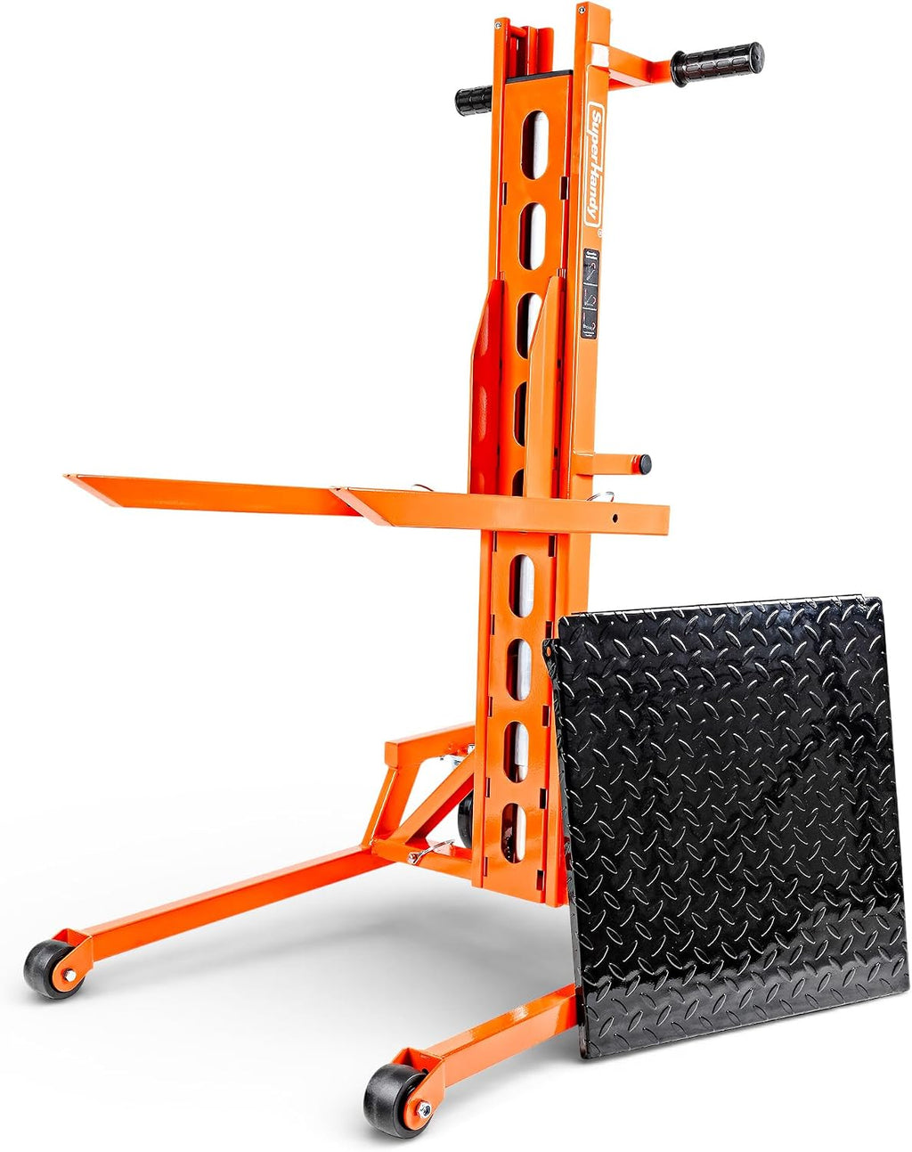 SuperHandy Material Lift Stacker, Portable Forklift, 550 lbs Capacity