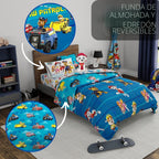 Paw Patrol Ropa de Cama para Niños Edredón y Juego de Sábanas Súper Suave con Funda, 5 Piezas Tamaño Twin, (100% Producto Oficialmente Licenciado de Nickelodeon) Por Franco