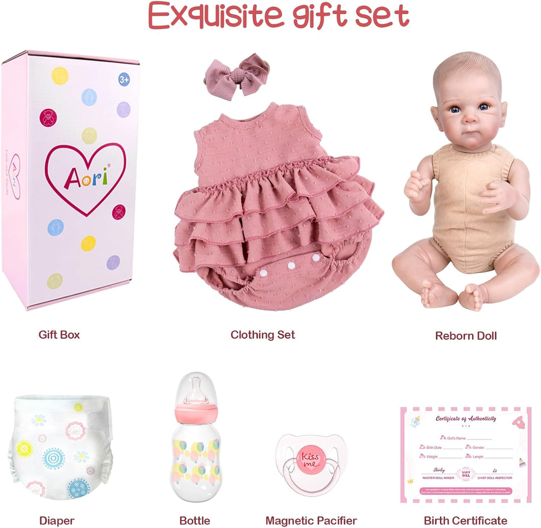 Aori Muñecas de Bebé Reborn Realistas - Muñeca de Bebé Recién Nacid...