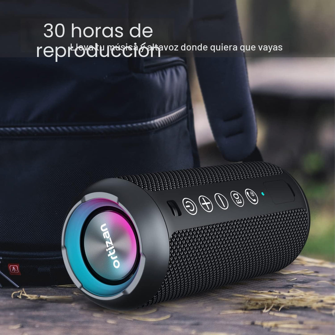Ortizan - Parlante Bluetooth 5.3, inalámbrico, impermeable IPX7, so...
