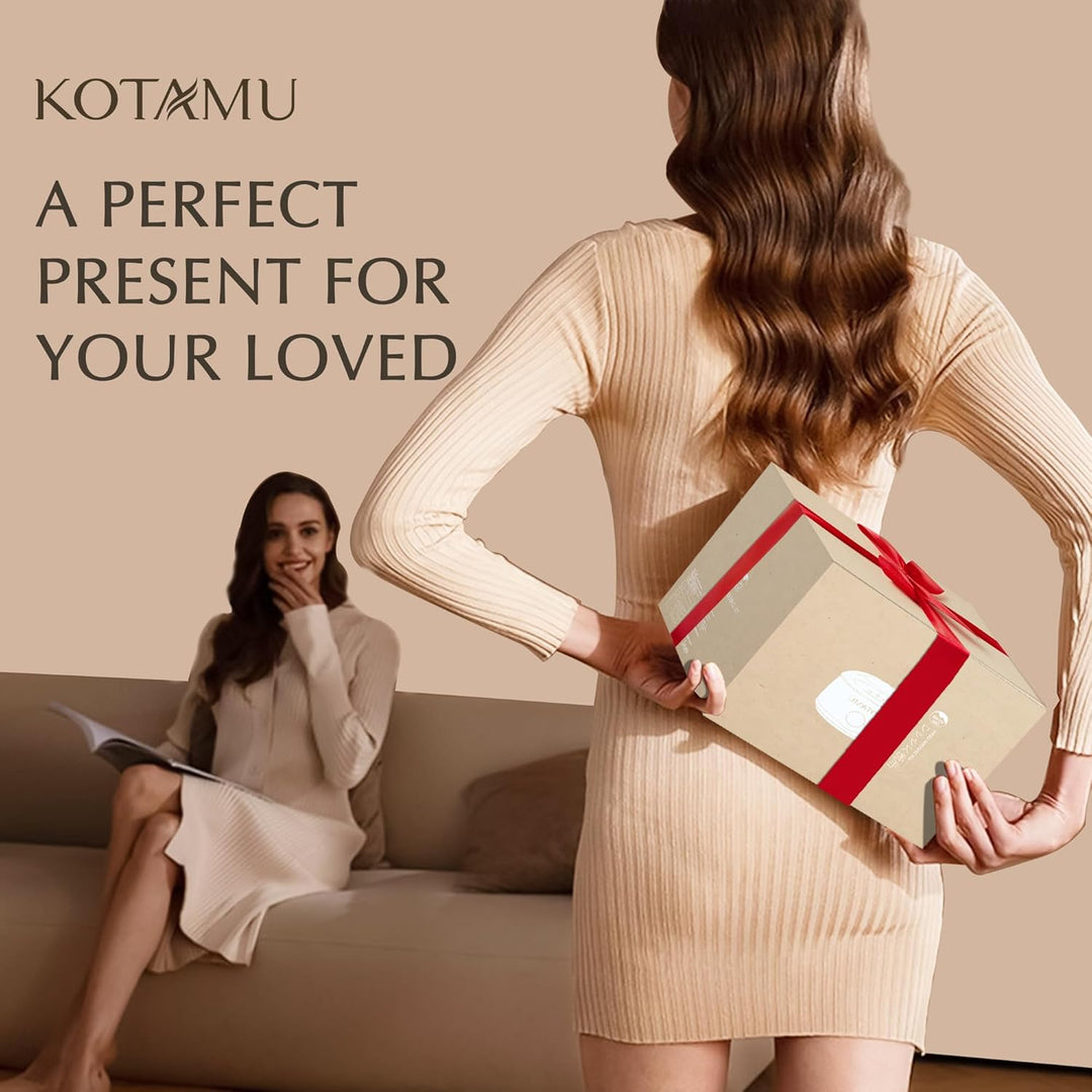 KOTAMU Kit de depilación: calentador de cera profesional para mujer...