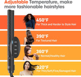 Quico Plancha para el cabello, alisadora de cabello de viaje global...