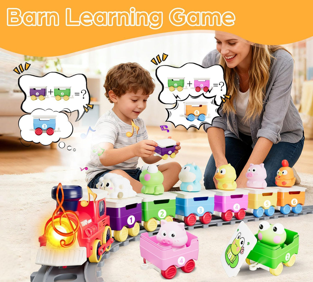 Juguetes de pista de tren para niños juego de tren