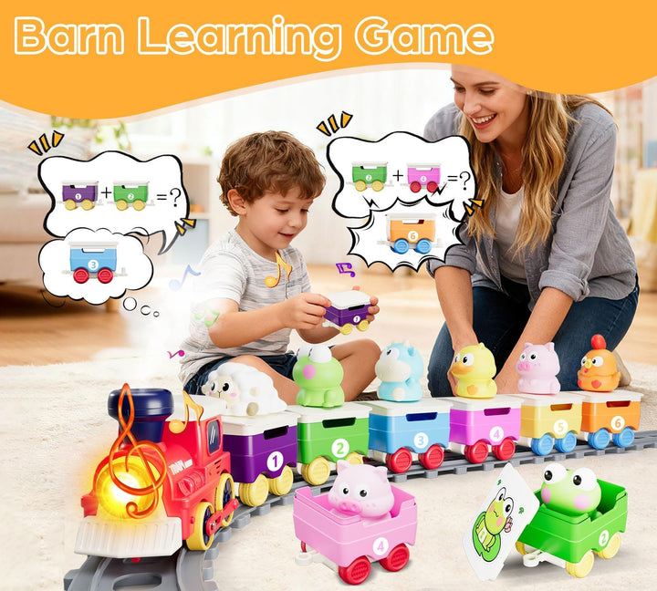 Juguetes de pista de tren para niños juego de tren