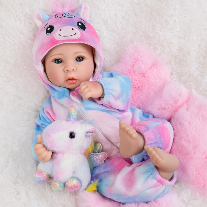 UOFTKIZ Real Life Baby Doll Girl - Muñeca realista de 17 pulgadas c...
