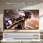 UGREEN 8K@60Hz HDMI 2.1 Switch 3 entradas 1 salida, con control remoto, VRR, 4K@240Hz