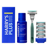 Harry's Plus Starter` Kit de afeitado para hombre, mango premiu...