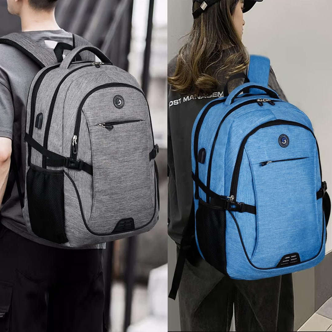 Mochila antirrobo para portátil con carga USB compatible con portát...