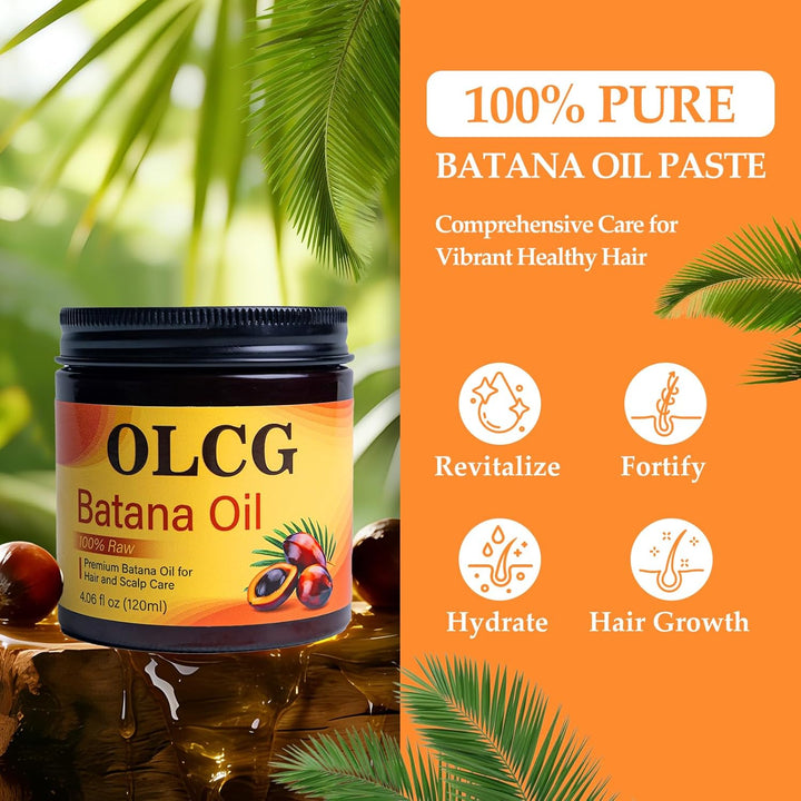 OLCG Aceite de batana 100% crudo para el crecimiento del cabello, p...