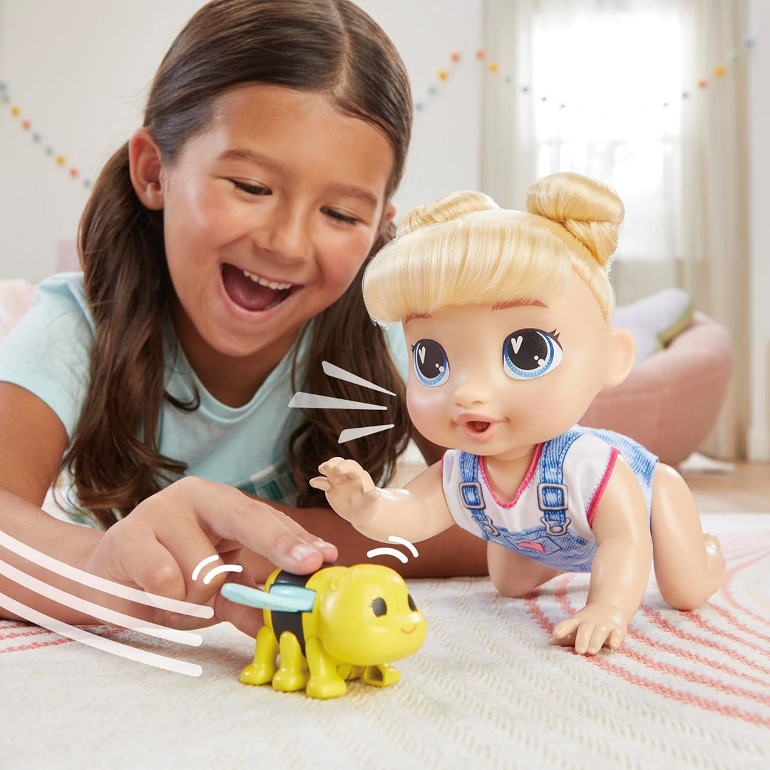 Baby Alive Crawl n Play Harper Hugs - Juego de muñecas