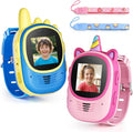Walkie Talkies de video para niños, paquete de 2 con diseño desgastado en