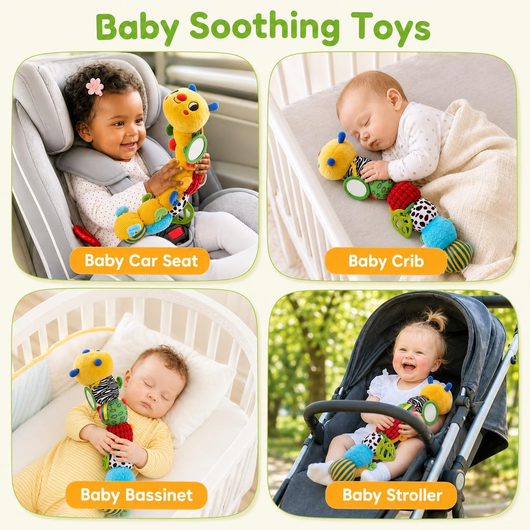 JoyCat Oruga sensorial para bebé, juguete para bebés de 6 a 12 mese...
