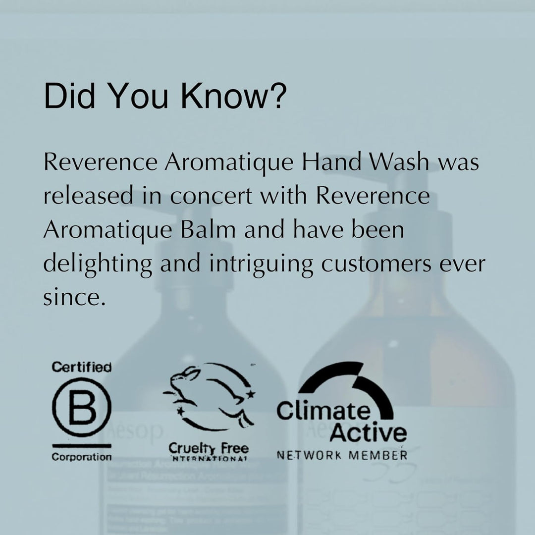 Aesop Reverence Aromatique - Jabón exfoliante de manos con piedra p...