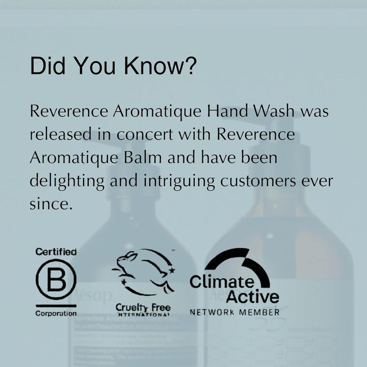 Aesop Reverence Aromatique - Jabón exfoliante de manos con piedra p...