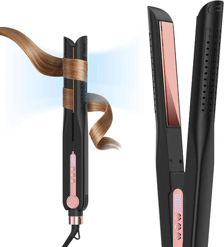 SKIMI Airflow Styler, plancha de pelo de titanio alisadora de cabel...