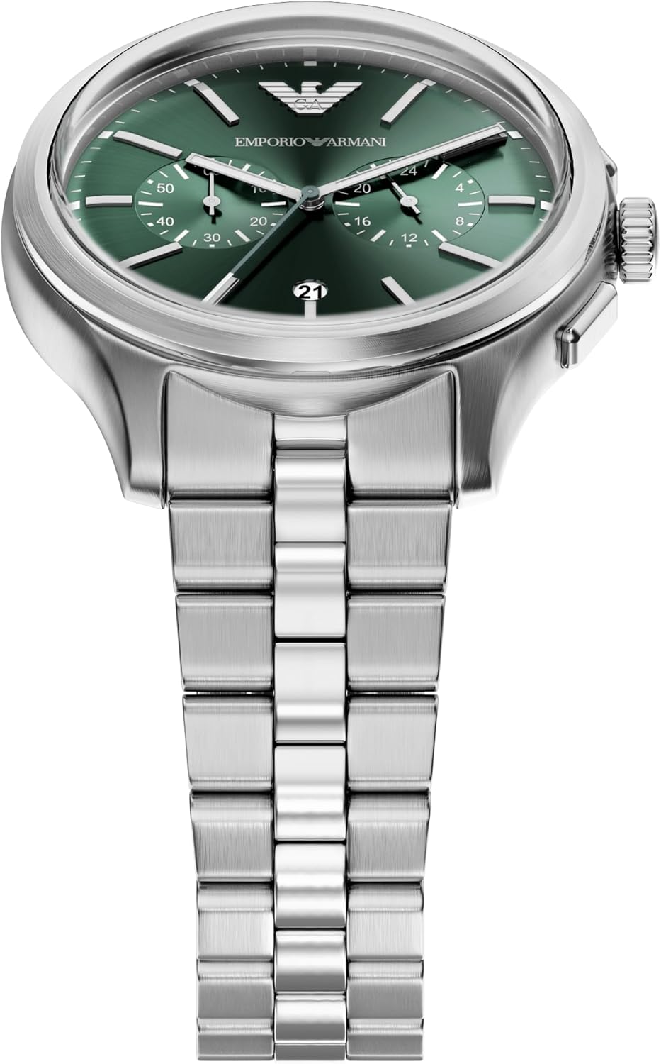 Reloj de Acero Inoxidable con Cronógrafo Emporio Armani