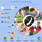 Relojes digitales para niños y niñas, reloj deportivo con rastreador de fitness, podómetro, alarmas, cronómetro, no necesita aplicación, reloj impermeable para niños, regalo para adolescentes
