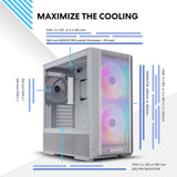 Lian Li LANCOOL 216 E-ATX Carcasa de PC, Carcasa de Juego RGB con E...