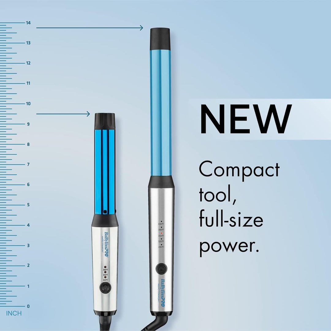 BaBylissPRO® Nano Titanium™ COMPACT TOOLS deliver full power in a c...