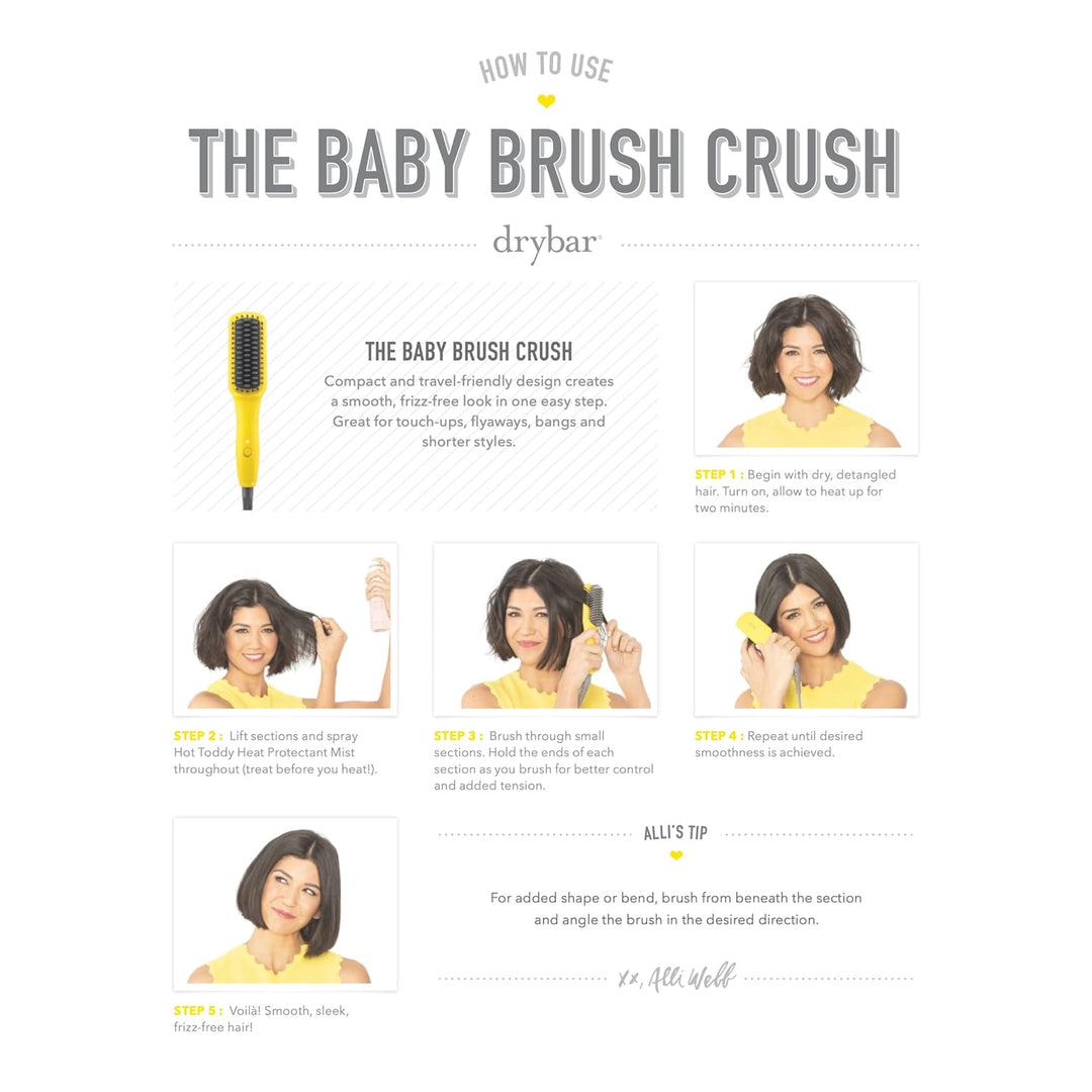 Drybar The Baby Brush Crush Mini Cepillo alisador térmico | Tecnolo...