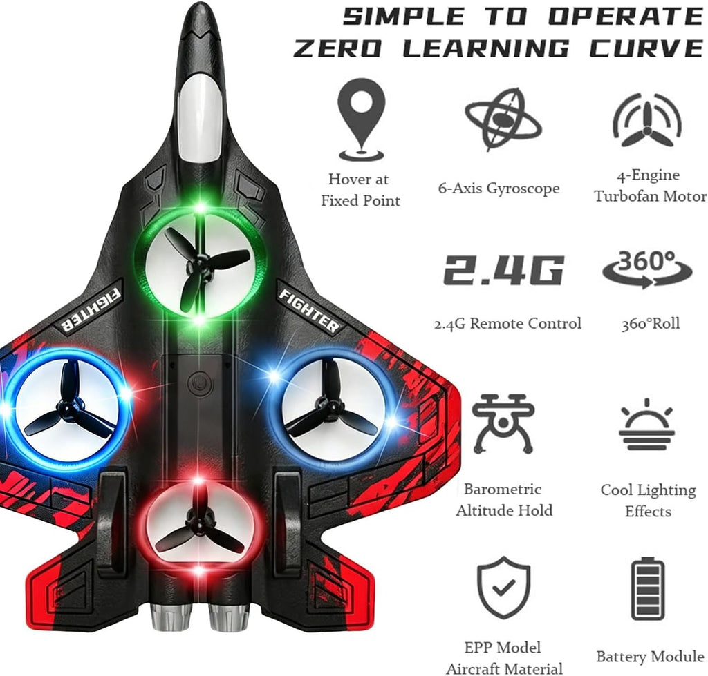 Avión RC, avión de control remoto de espuma para aficionados pilotos