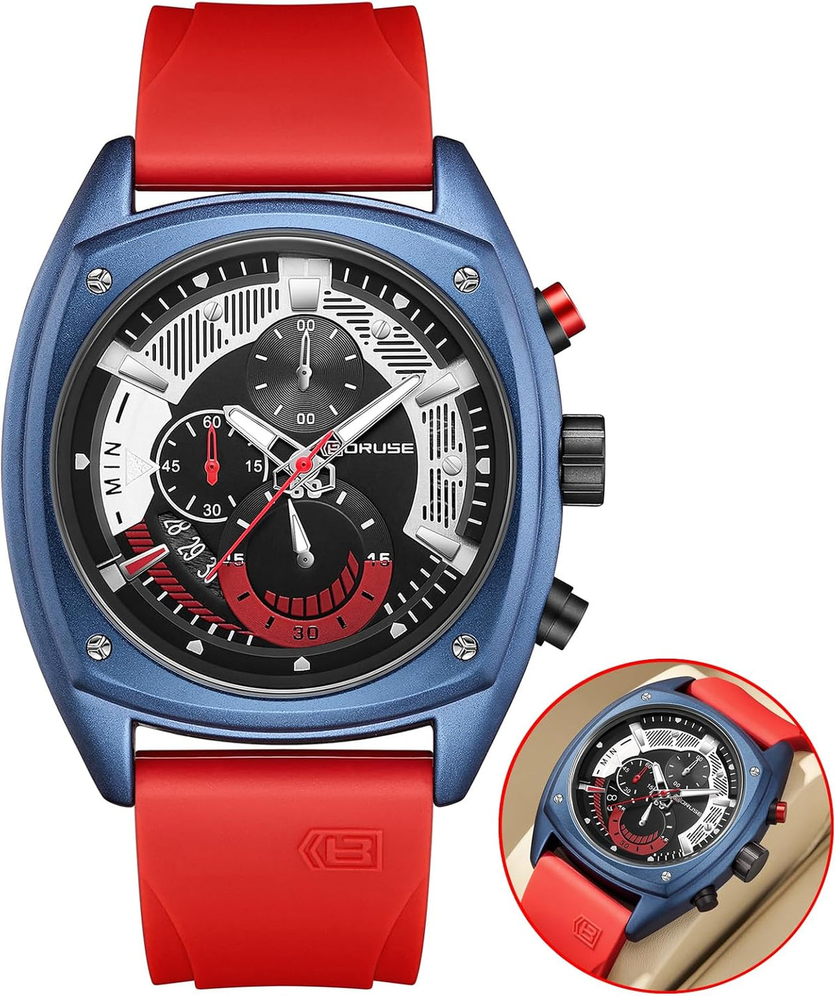 Relojes de Moda para Hombre Estilo Cronógrafo Análogo de Cuarzo